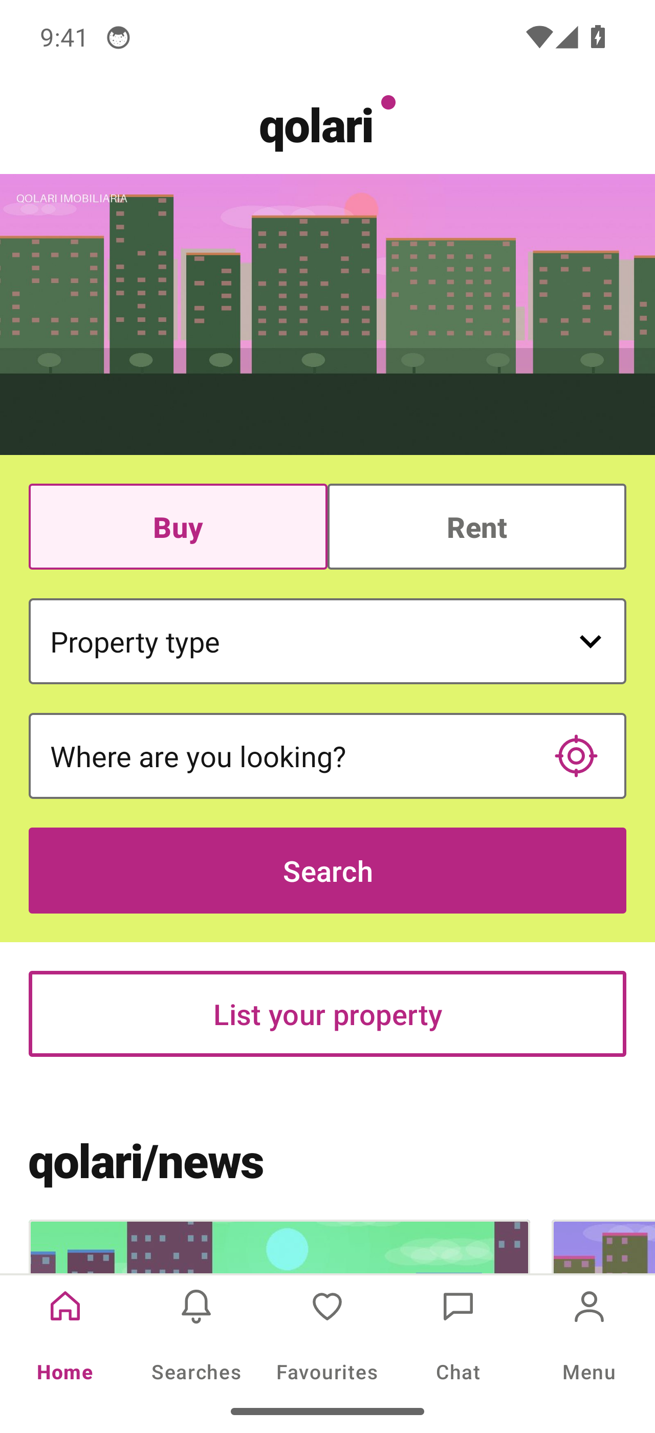 InÃ­cio da app